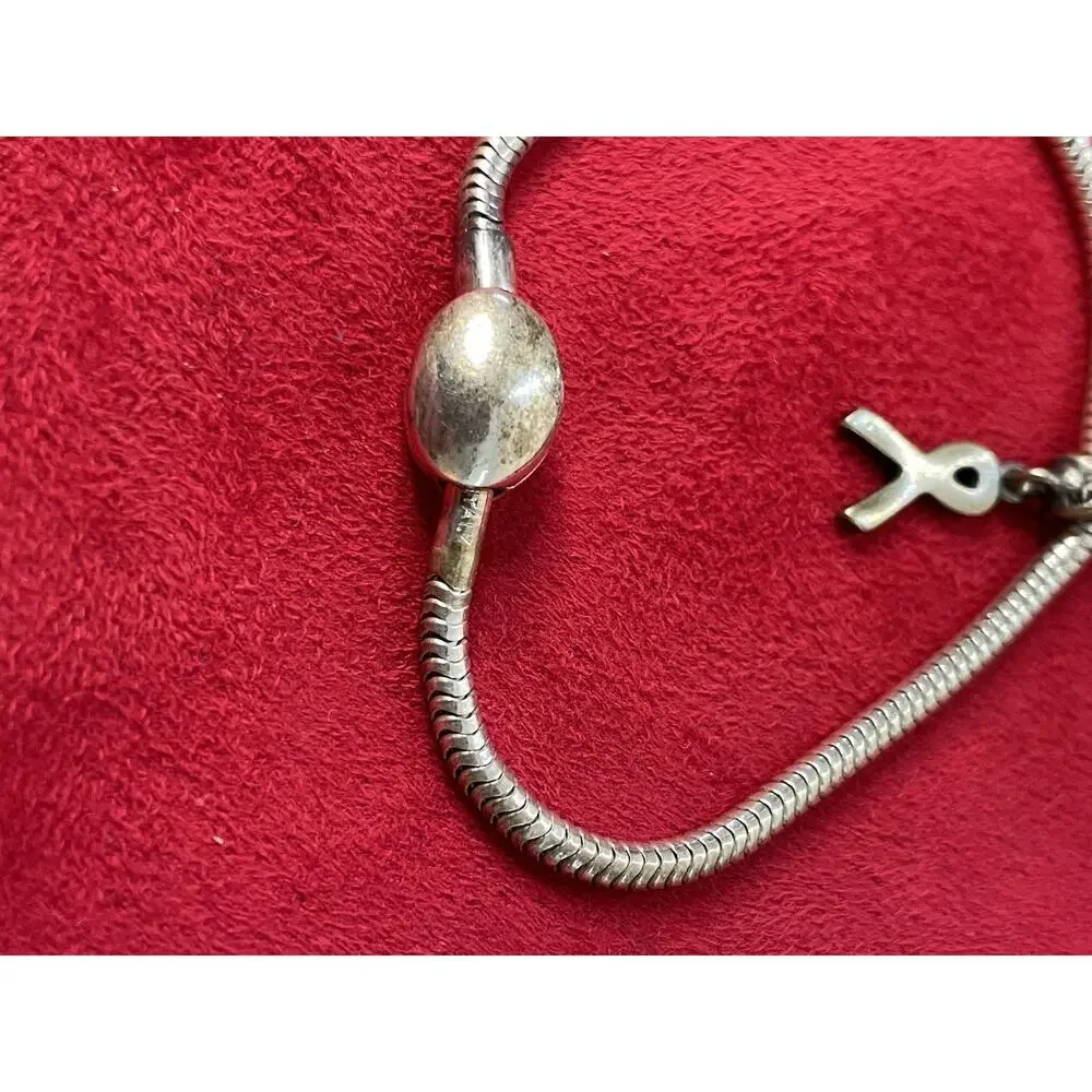 Charmed Memories Kay Jewelers Sterling Silver Snake Bracelet 7.5